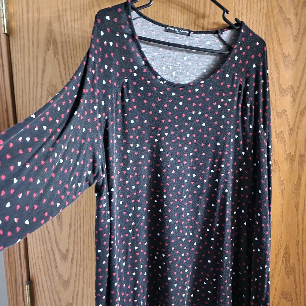 3/4 Sleeve Plus Size Top 3X